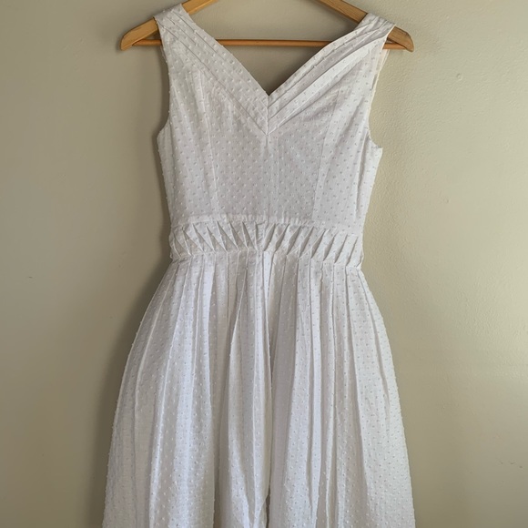 TOPSHOP X KATE MOSS WHITE DRESS 4 - Picture 2 of 12